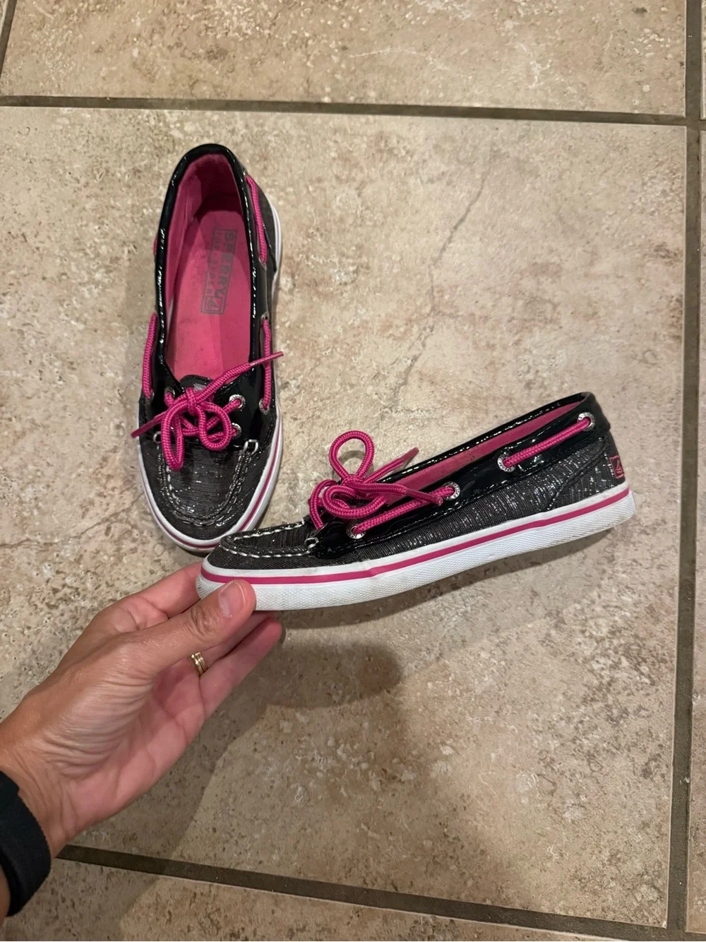 Girls Sperry top slider size 1.5